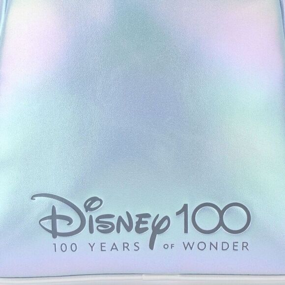 NEW Platinum Stitch Backpack & Wallet Set Limited Disney100 Loungefly NWT main image 8